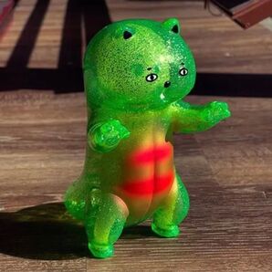 新品 バケタンブログ×高田憂希コラボ メンタイゴン ソフビ 人形 蓄光タイプ