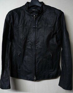 ◆ Mantyore ◆ Подлинный кожаный резерв Blouson Rider's Black ◆ 9AR ◆