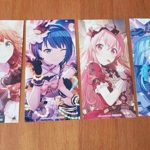 プロジェクトセカイ カラフルステージ! feat. 初音ミク 箔押しイラストカード モアジャン 花里みのり 桃井愛莉 桐谷遥 雫