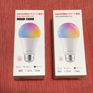 未使用未開封品!! スイッチボット switchbot スマート電球 LED 2個セット Alexa Google Home他