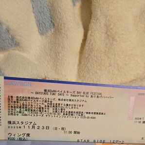 横浜DeNAベイスターズ ファンフェス2025 11月23日ウイング席1枚