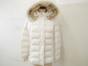 a460*GAP cotton inside jacket * size XXS lady's white wearing feeling is fewer Prima loft Gap cotton inside jacket 2K