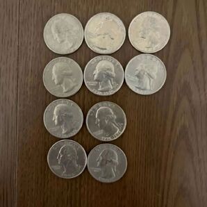 総額2.5ドル アメリカ コイン 25セント 硬貨⑧