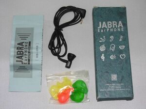 B11-9 未使用 ジャフラ イヤホーン JABRA Ear PHONE 2.5mmジャック用 イヤーモールド 3色 計6個 取扱説明書付