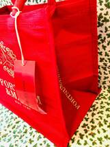 使い古したら本店で交換ok・スモール・プラスチックフリーに変更の「 Red & Gold Christmas Bag for Life 」フォートナム&メイソン_画像2
