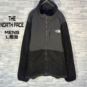 【USA古着】ノースフェイスデナリジャケットL相当 ブラックポーラテックインナージップインジップドロー