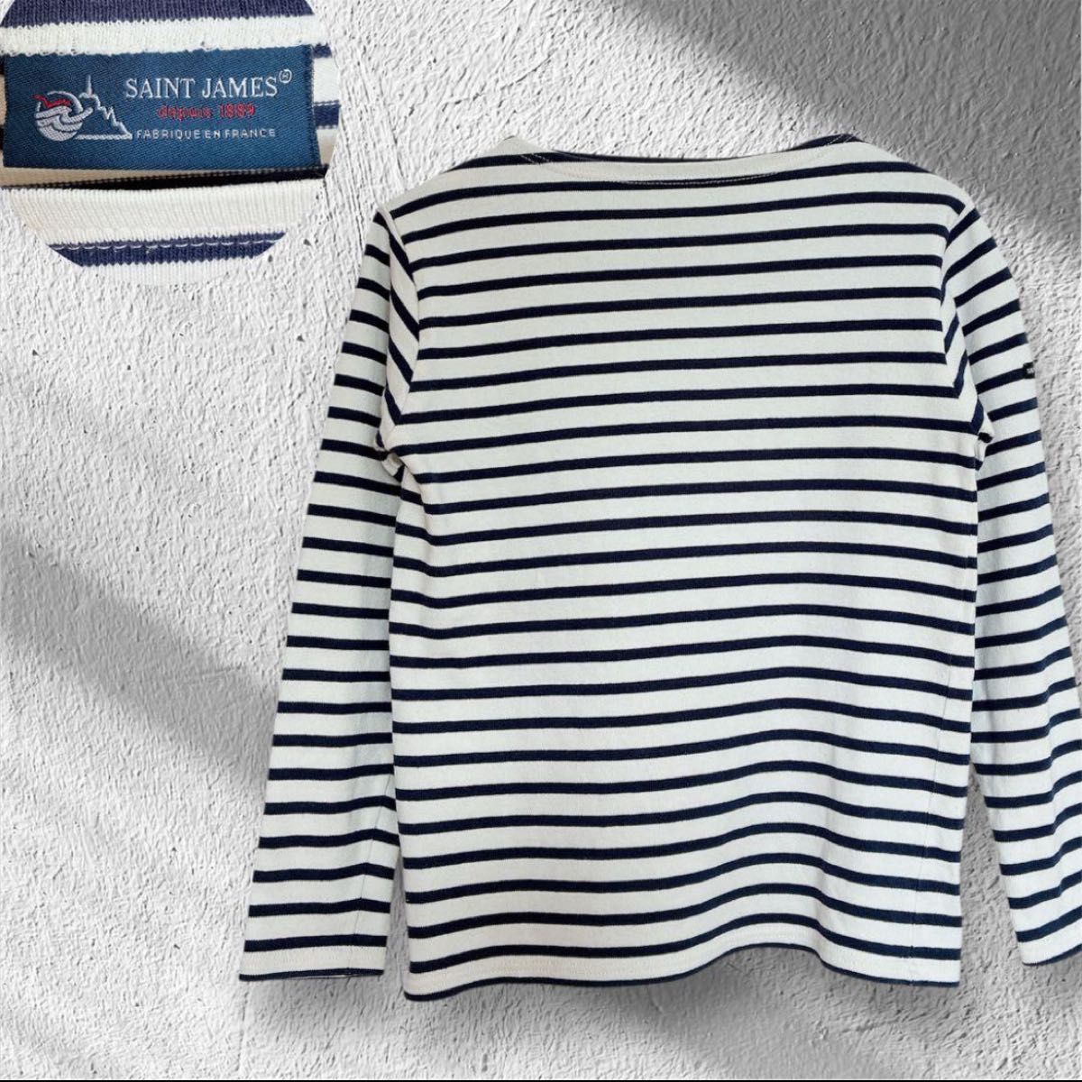 SAINT JAMES セントジェームス 90s バスクシャツ ボーダー カットソー ボートネック