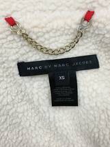 マークバイマークジェイコブス MARC BY MARC JACOBS ブルゾン サイズXS アウター コート デニム風 ネイビー ボア セーラー襟_画像5