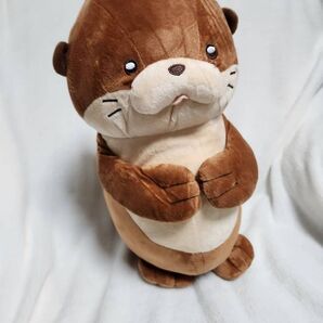 【カテゴリー変更可能】カワウソ ぬいぐるみ マスコット ブラウン