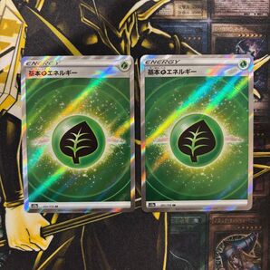 基本くさエネルギー SR S12a ポケモンカード 基本エネルギー 草