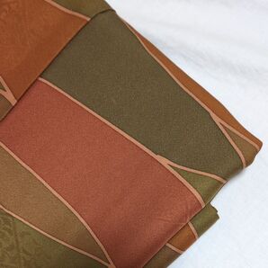 自宅で洗える羽織 ポリエステル 100% 外国 樺茶色 着物