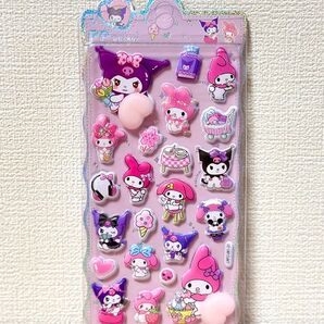 マイメロ & クロミ【新品】お尻ぷくぷくシール ③ おしりシール おしりスクイーズシール シール帳 マイメロディ サンリオ