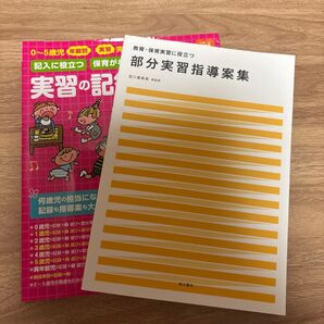 実習の記録と指導案、部分実習指導案集