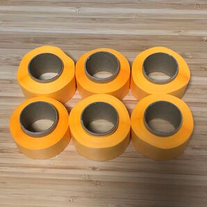 匿名配送 マスキングテープ マステのヘタ heta まとめ売り オレンジ 6個
