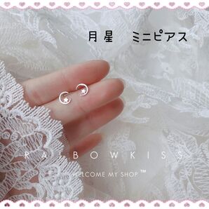 クリスマス お勧め ミニピアス K18 コーティング ウィンター 秋冬 ピアス