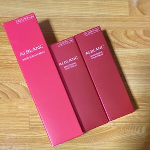【※土日※限定価格※】【※商品説明欄※必読】ALBLANC ボディセラムクリー厶&ブライトニングハンドセラム