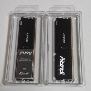 DDR5メモリ PC5-48000 32GB 2枚 64GB Kingston FURY デスクトップ