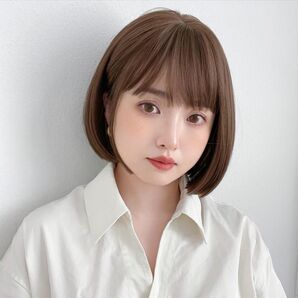 ブライトララ カラメルトップスボブ マロンベージュ ウィッグ