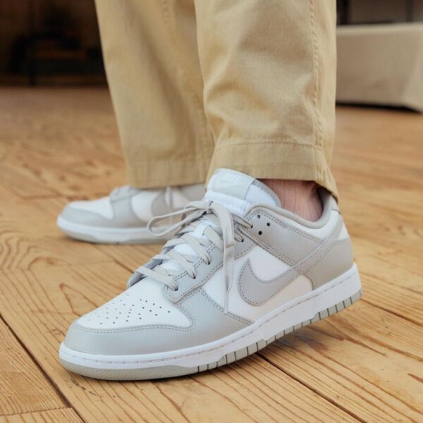 ナイキ ダンク LOW レトロ メンズスニーカー Nike グレー 24.5cm Dunk DD1391-103 シューズ