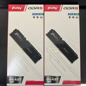 Kingston FURY Beast DDR5 5600MHz 16GB メモリ 2個セット