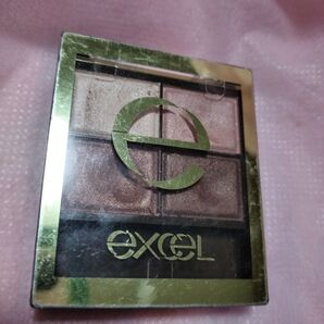 excel ブラウン系 アイシャドウパレット