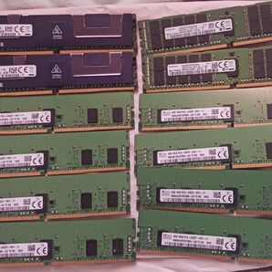 SAMSUNG ddr4 2400t eccまとめ 64GBx2 32GB×2 4GB×8 合計224GB サーバー用