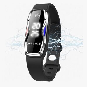 静電気除去 ブレスレット 【2025年冬新モデル】 静電気除去 グッズ 静電気防止 サイズ調整可能 腕時計/Type-c 充電式