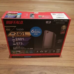 新品未開封 Wifi6E WSR-5400XE6 Wi-Fiルーター メッシュwifi対応 3バンド 6GHz対応 バッファロー