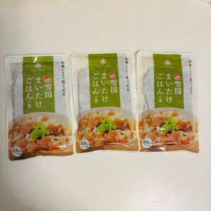 雪国まいたけ まいたけごはんの素 3個セット