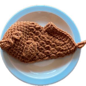 あみぐるみ たい焼き アクリルたわし おままごと かぎ針編み ハンドメイド