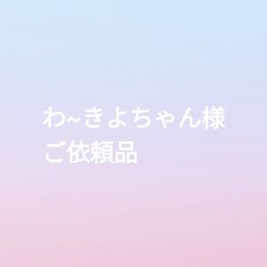 【わ~きよちゃん様ご依頼品】
