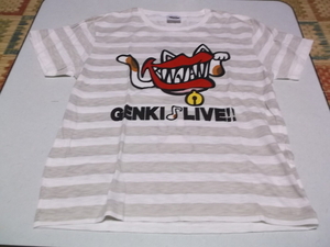 ]　関ジャニ∞　元気が出るLIVE!　【　Tシャツ　♪美品　】　サイズ 肩幅49cm、丈64cm