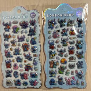 スティッチ ボンボンドロップシール ぷくぷくシール 立体シール セット 【Lills19】91