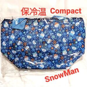 保冷温バッグ コンパクト保冷バッグ スノーマン エコバッグ ランチバッグ