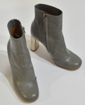 CELINE セリーヌ ANKLE BOOTS 90 BAM BAM メタルヒール ブーツ 35.5 グレー Y-289774_画像1