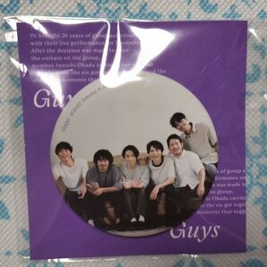 近日値上げ V6 岡田准一写真展 Guys 俺たち 缶バッジ
