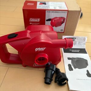 【美品】コールマンColeman Quick Pump コンパクト電動ポンプ 乾電池仕様 エアーベッド キャンプ アウトドア