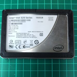 Intel SSD 320 Series 160GB SSDSA2CW160G3 2.5インチ SATA 中古品