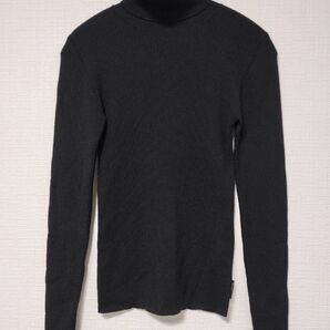 To ★b by agnes.b タートルネック リブニット セーター ブラック サイズTU