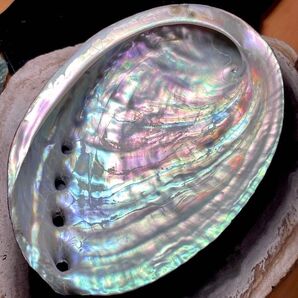 アワビ貝殻【アバロンシェル】ポリッシュ◆さざれ入れ・浄化用皿◆イケチョウガイ◆虹・レインボー◆天然石◆パワーストーン