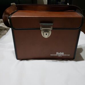美品 Kodak Type-S カメラバッグ ブラウン レザー風 レトロ