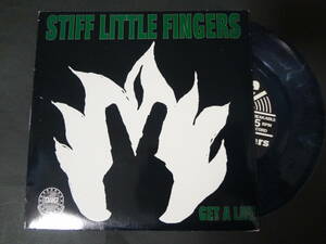 STIFF LITTLE FINGERS/get a life '96 US Orig カラー盤 7インチ レコード 初期パンク 70's punk the clash buzzcocks undertones