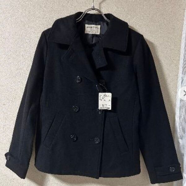 送料無料 新品 タグ付き SPICK & SPAN / FRAMeWORK メピーコート メルトンPコート ウール55%