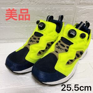 Reebok INSTAPUMP FURY リーボック インスタポンプフューリー ネオンイエロー 25.5cm 男女 レディース