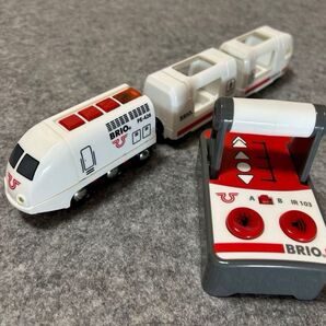 【廃盤品】BRIO リモートコントロール トラベルトレイン 3両セット ブリオ 電動