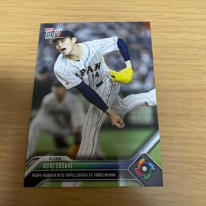 2023 Topps Now WBC-19 佐々木朗希 Roki WBC