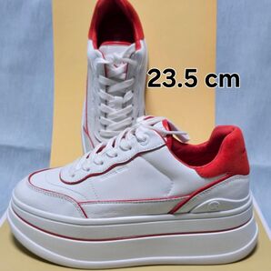 マイケルコースHAYES ツートーン プラットフォーム スニーカー 23.5cm