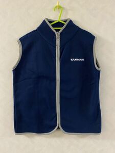 美品 YANMAR フリースベスト フリーサイズ ヤンマー 作業着 防寒