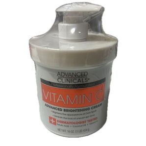 ADVANCED CLINICALS ビタミンC アドバンスド ブライトニングクリーム 454g