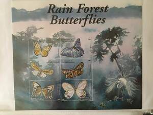  stamp : insect * butterfly | cent bin cent and g Rena Dean various island *2001 year * seat *④